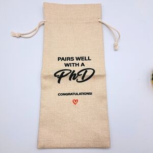4/$20 Phd Graduation Gift, Doctorate Degree Graduation Wine Bag